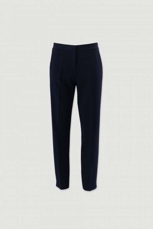 Classic trousers with elasticated waist Classic trousers with elasticated waist