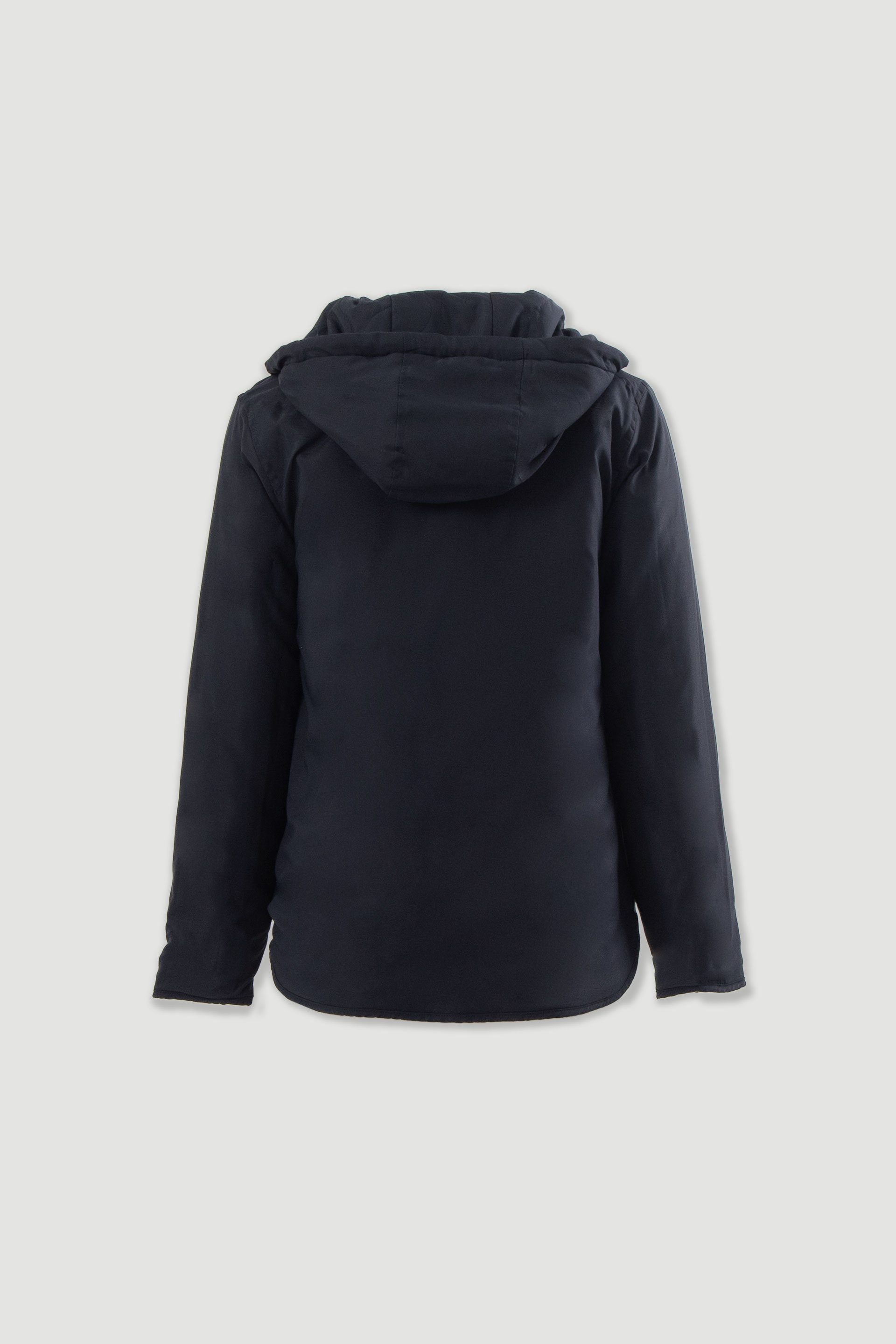 Parka reversível acolchoada com capuz