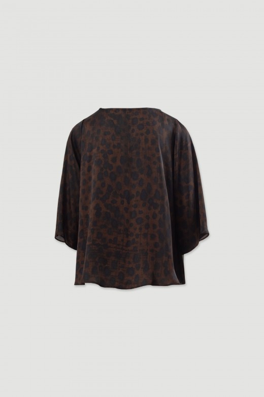 Printed fluid tunic