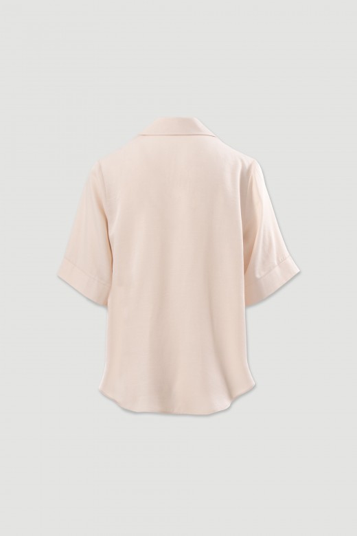 Fluid tunic with v-neckline Fluid tunic with v-neckline