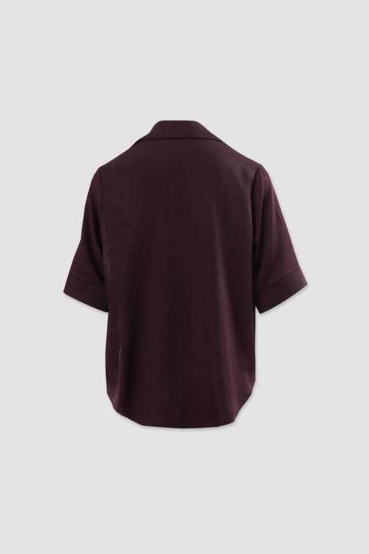 Fluid tunic with v-neckline Fluid tunic with v-neckline