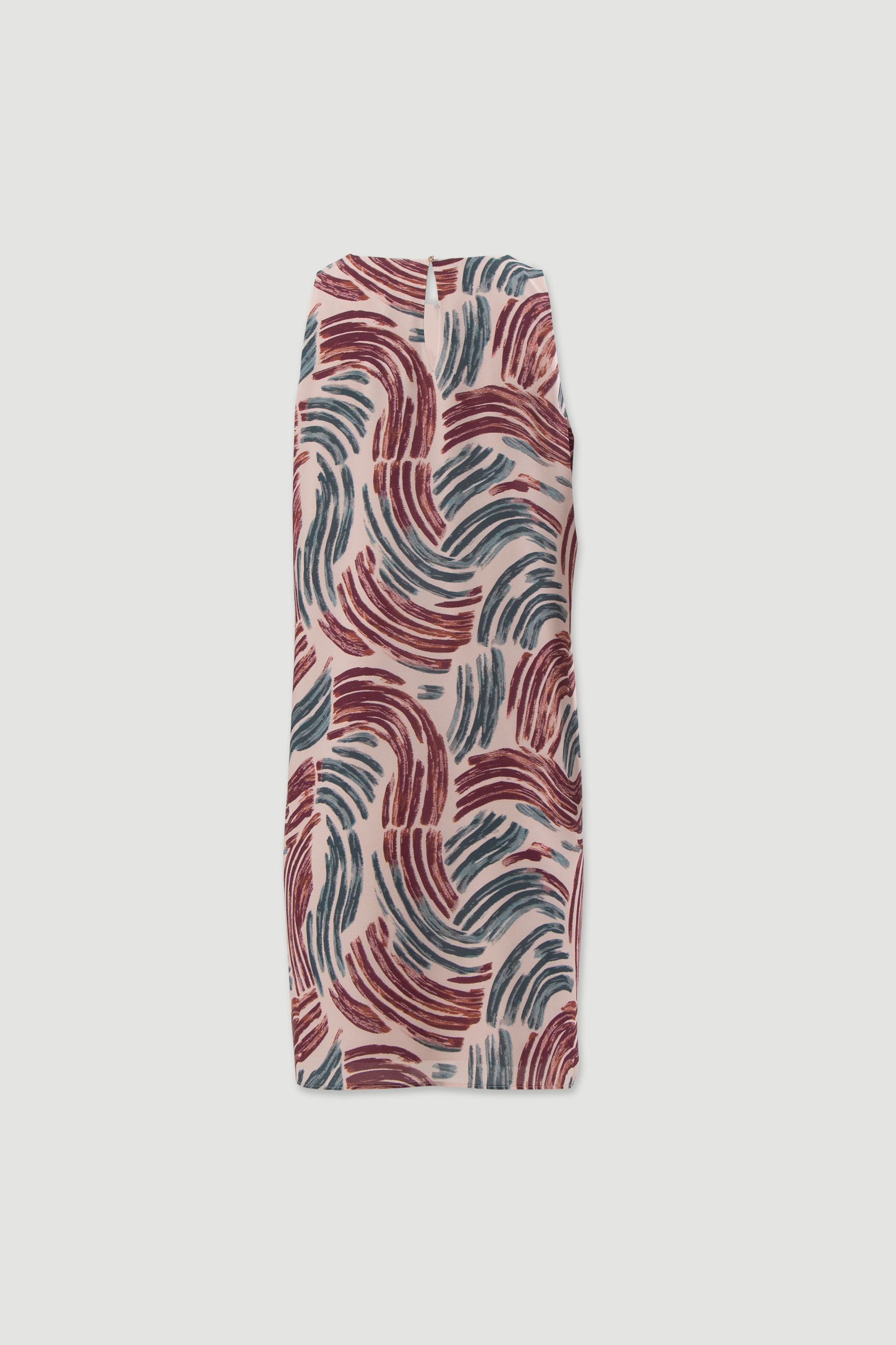 Robe courte imprimée sans manches