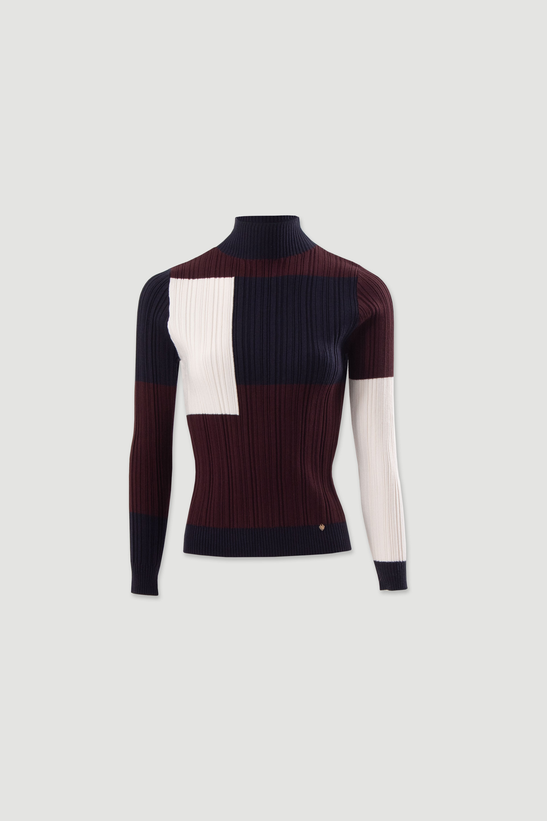 Multicolour knit sweater