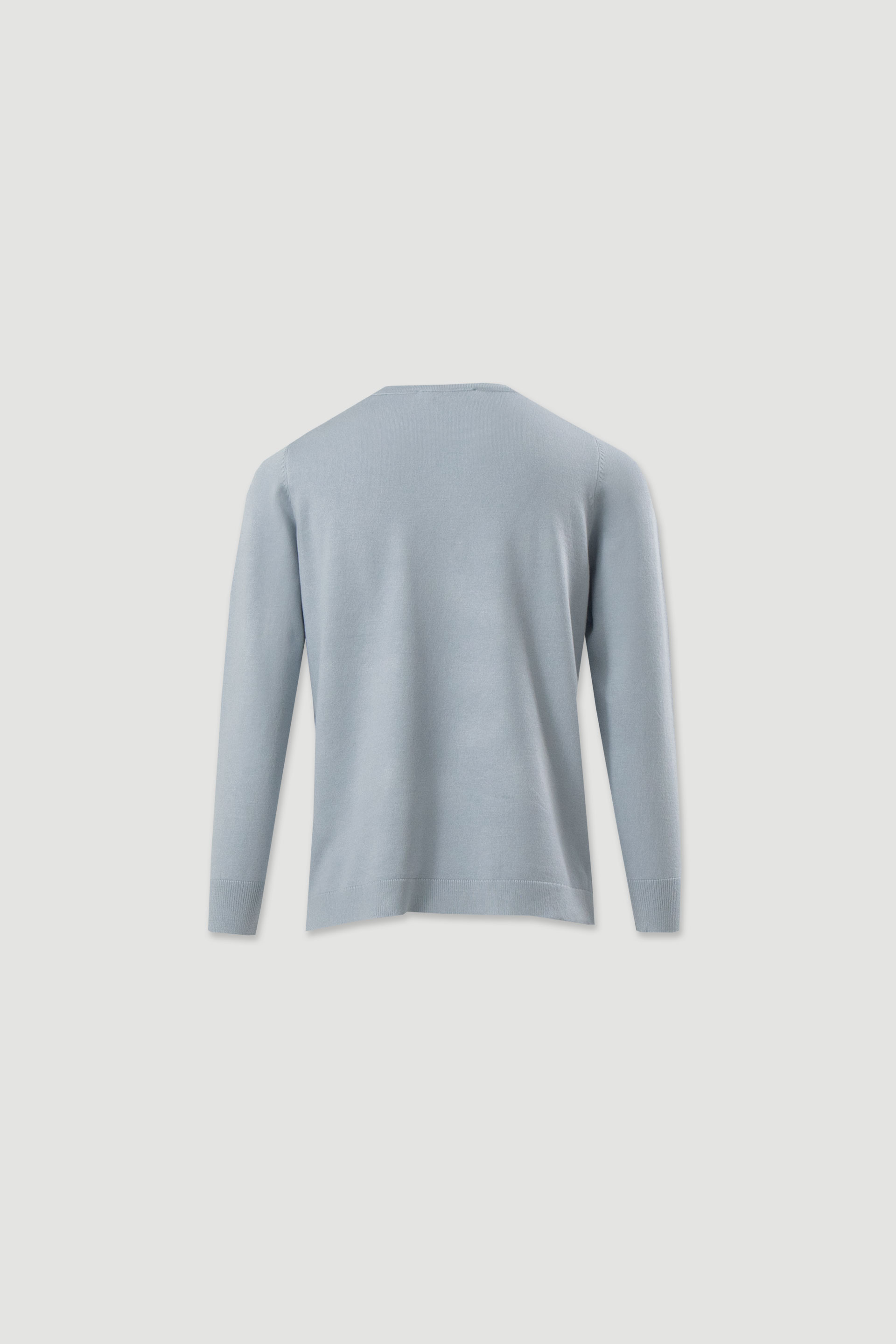 Camisola de malha com decote redondo