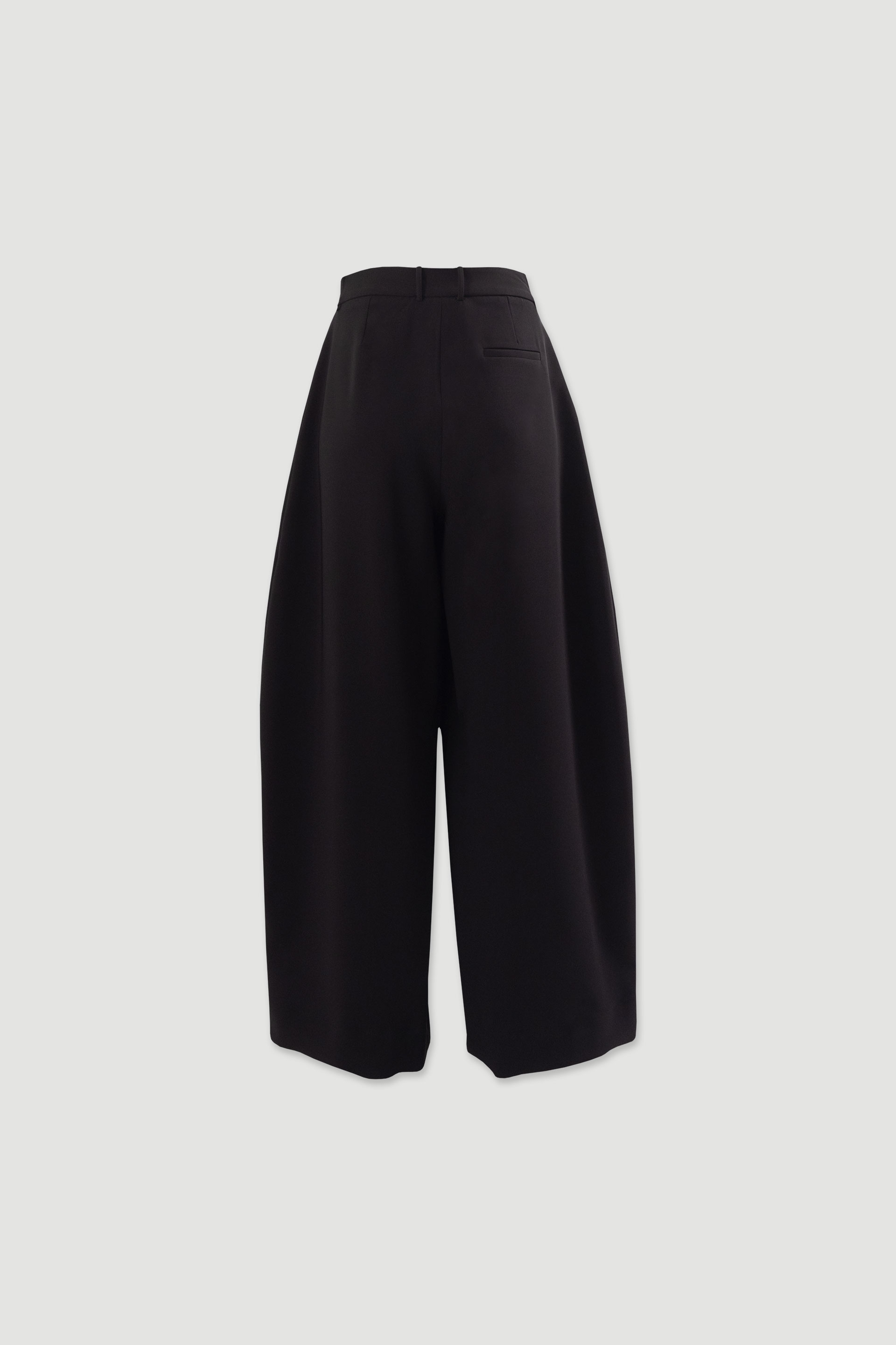 High-waisted balloon trousers