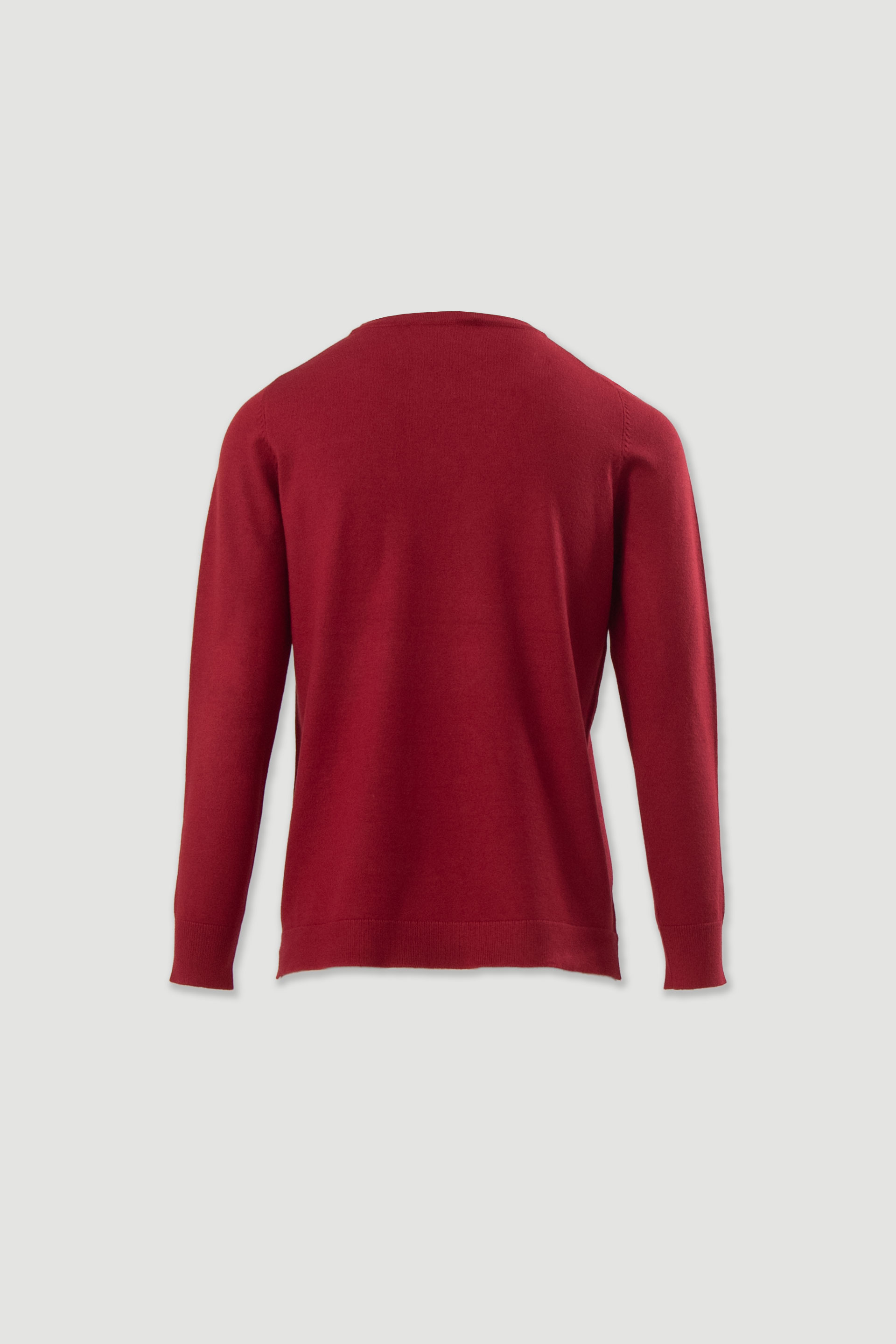 Camisola de malha com decote redondo