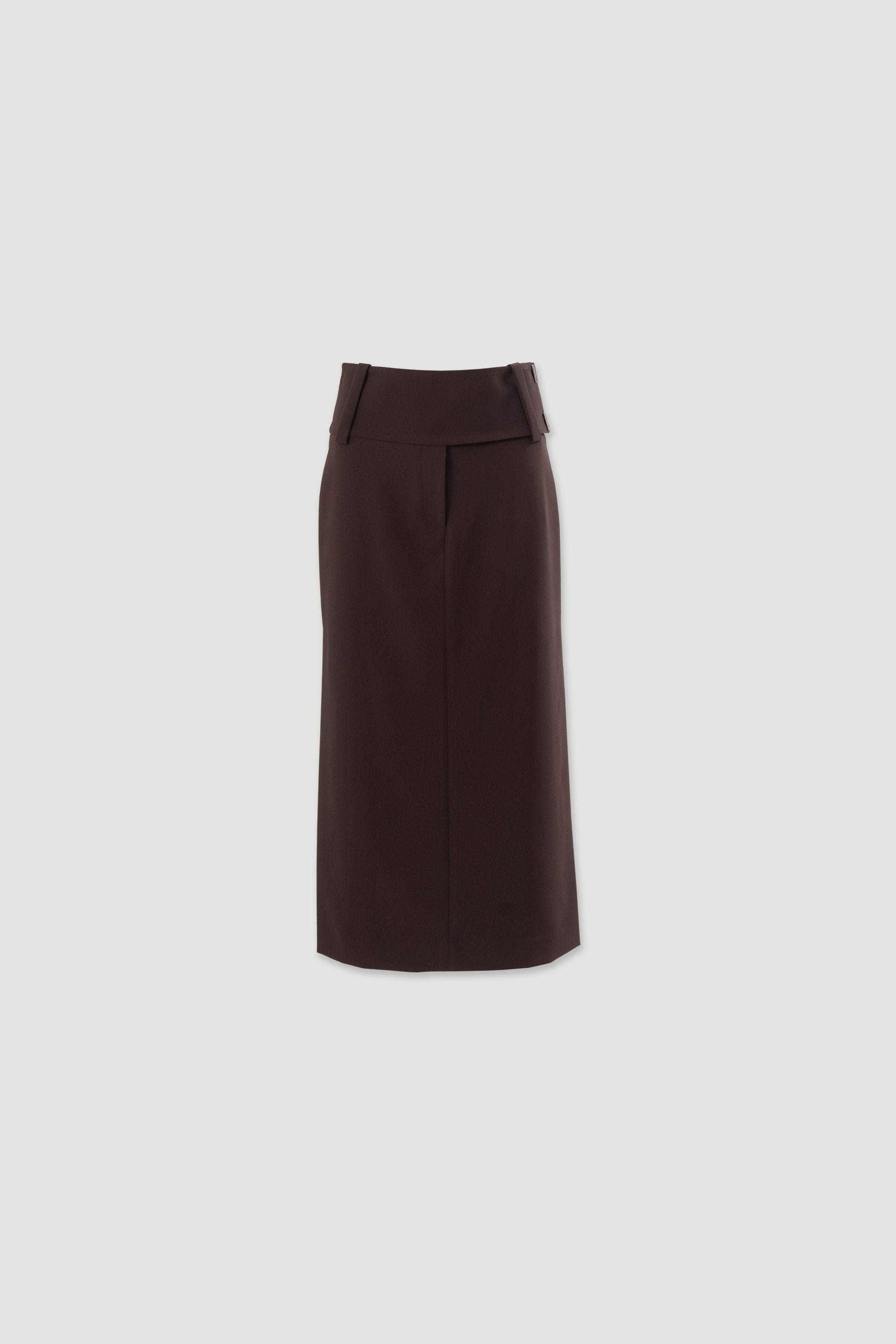 Midi pencil skirt with overlay detail