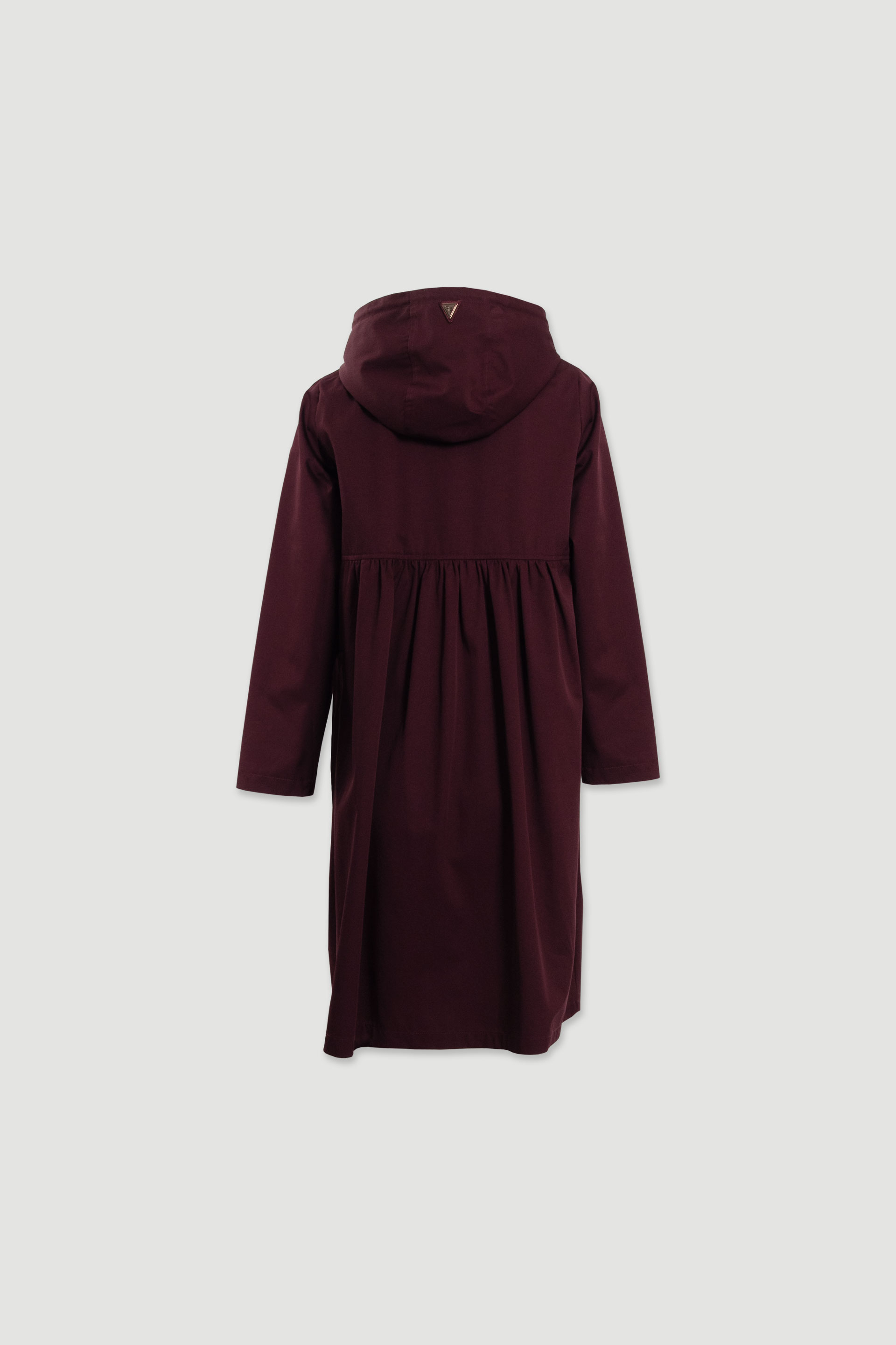Long waterproof parka with hood