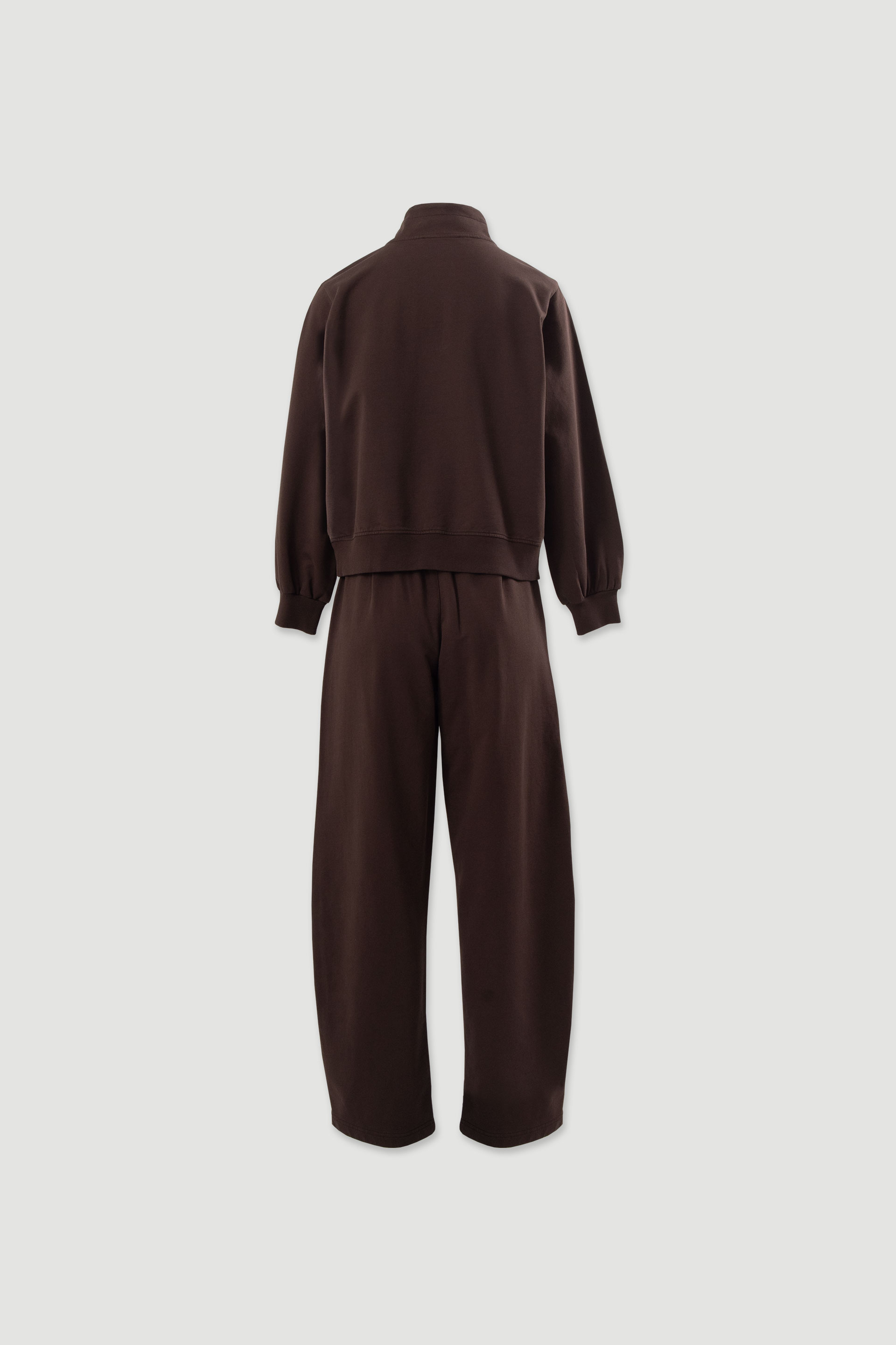 Cotton sweatshirt and balloon trousers set