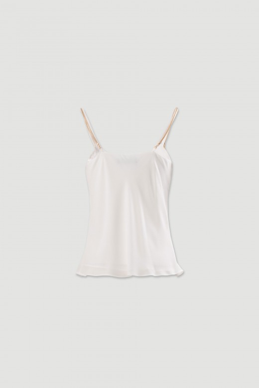 Top fluido con tirantes de cadena Top fluido con tirantes de cadena