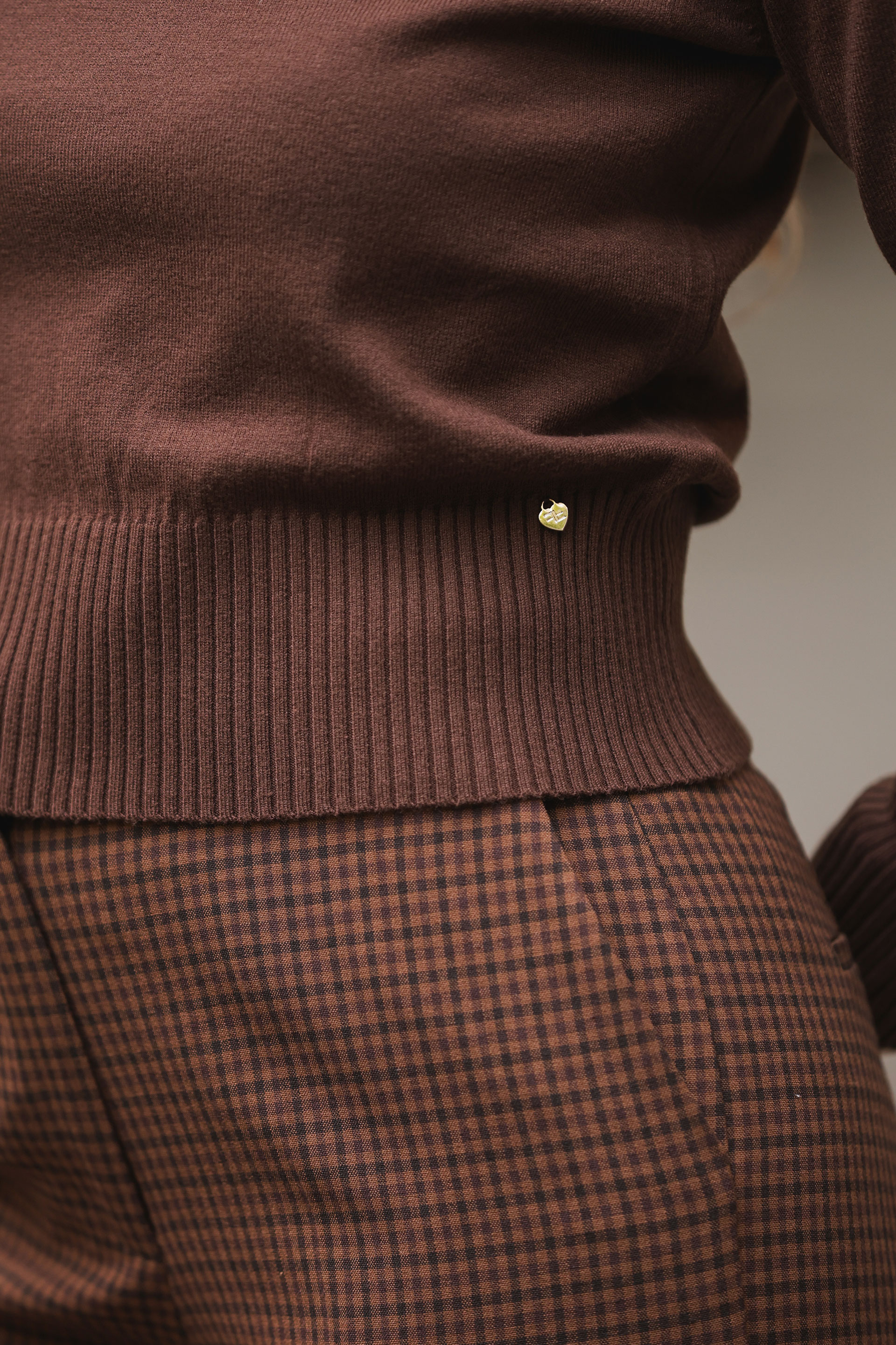 Long-sleeve knit polo