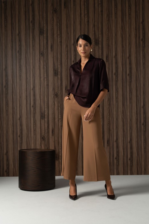 Fluid tunic with v-neckline Fluid tunic with v-neckline