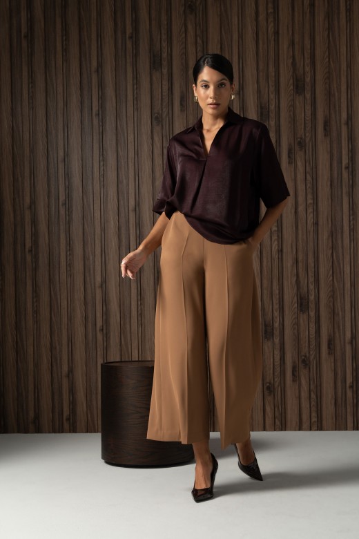 Fluid tunic with v-neckline Fluid tunic with v-neckline