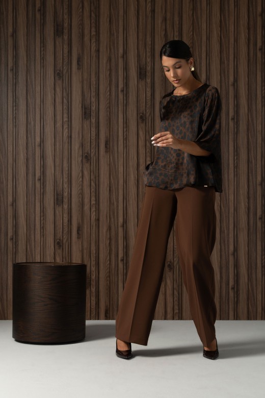 Printed fluid tunic Printed fluid tunic