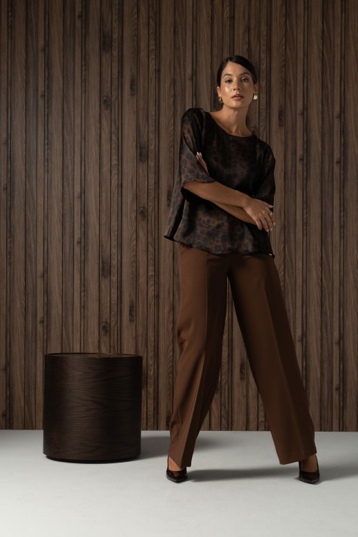 Printed fluid tunic Printed fluid tunic