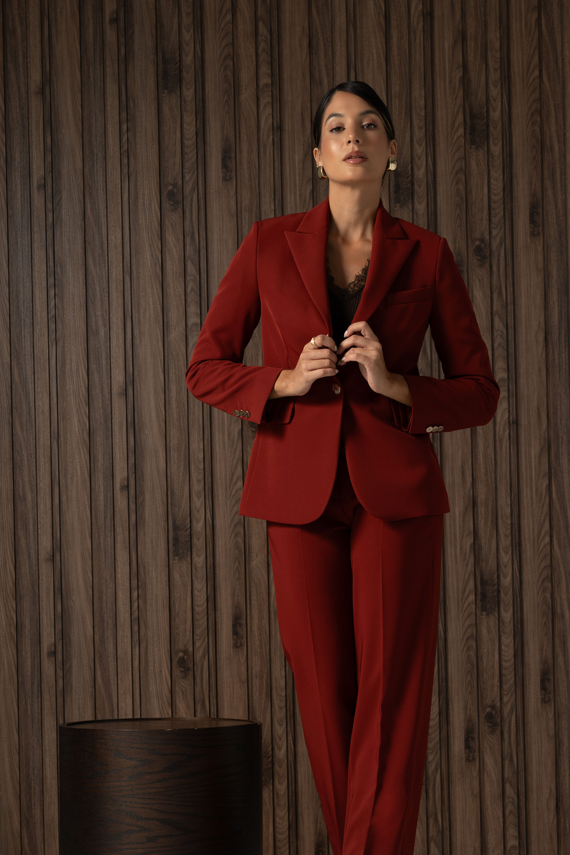 Blazer clássico cintado