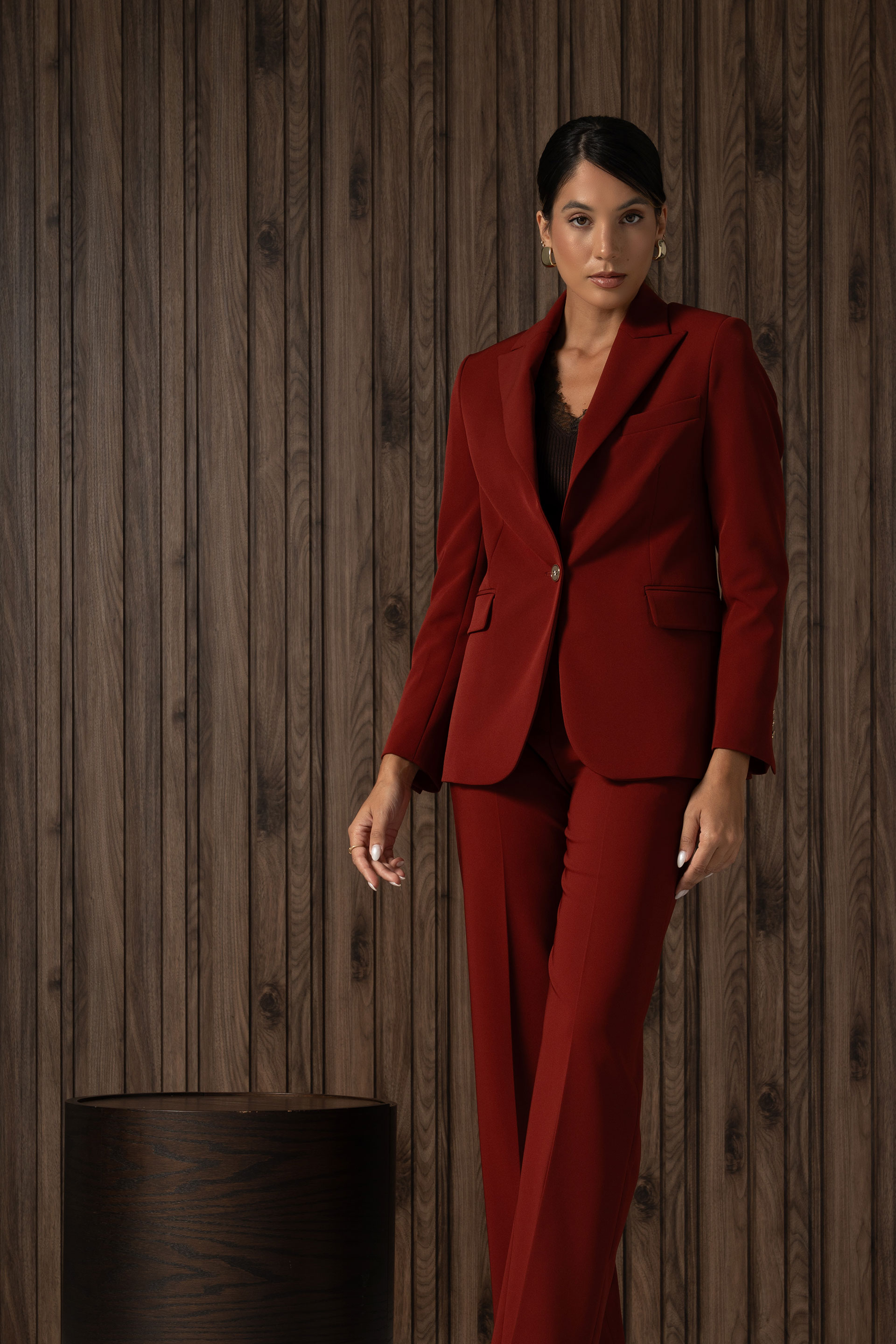 Blazer clássico cintado