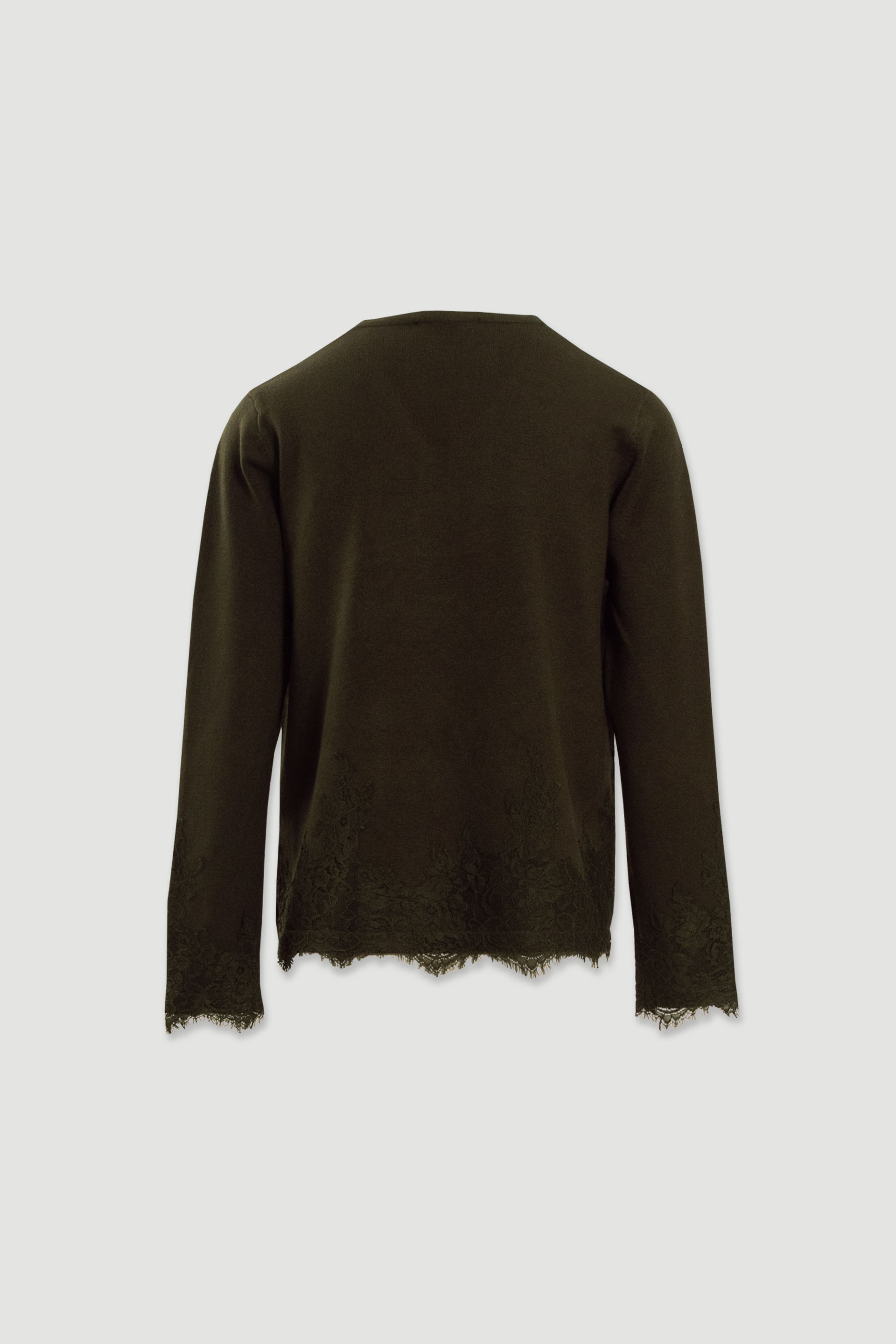 Pull en maille avec détail en dentelle