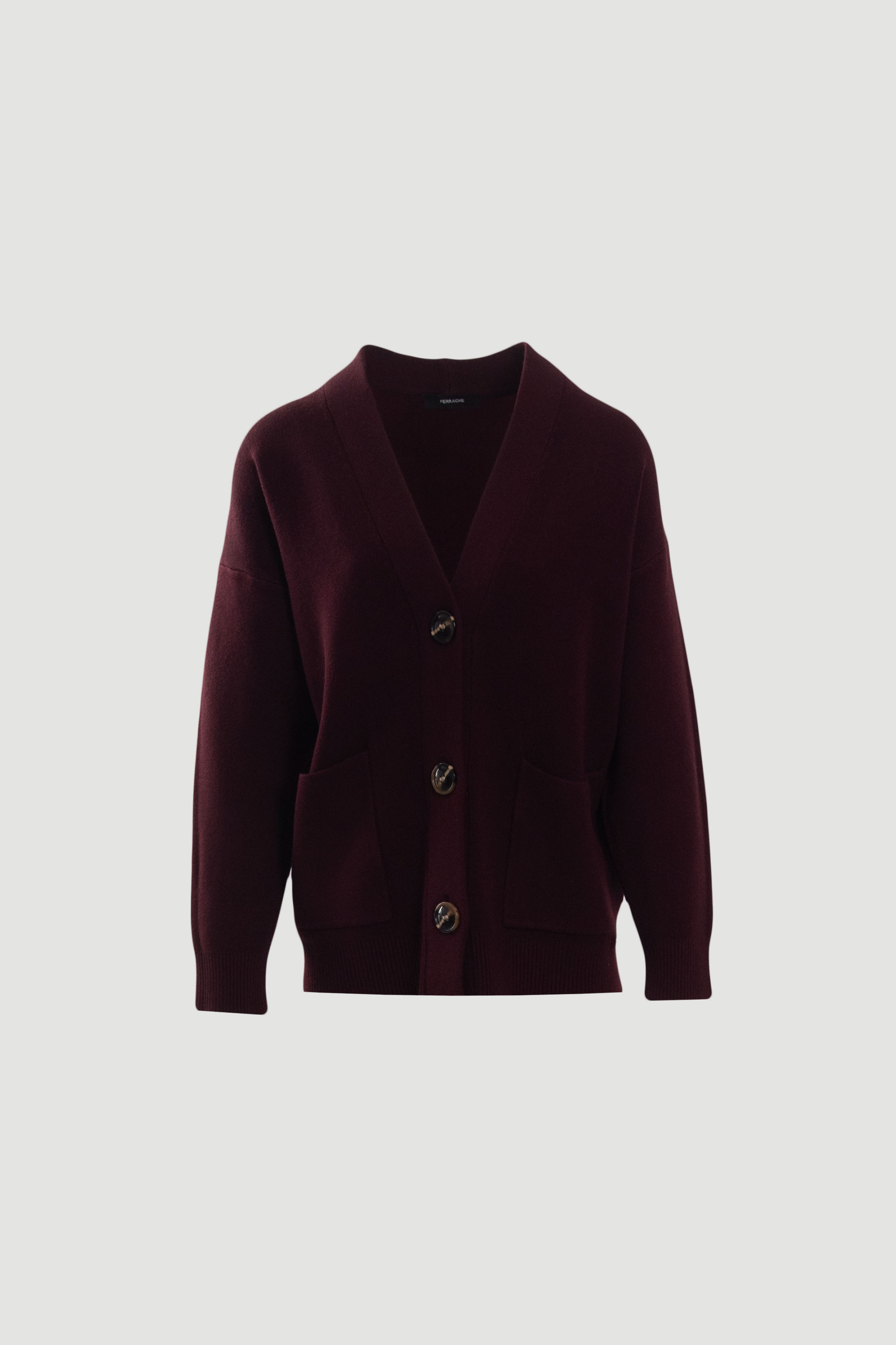 Chaqueta de punto con bolsillos aplicados