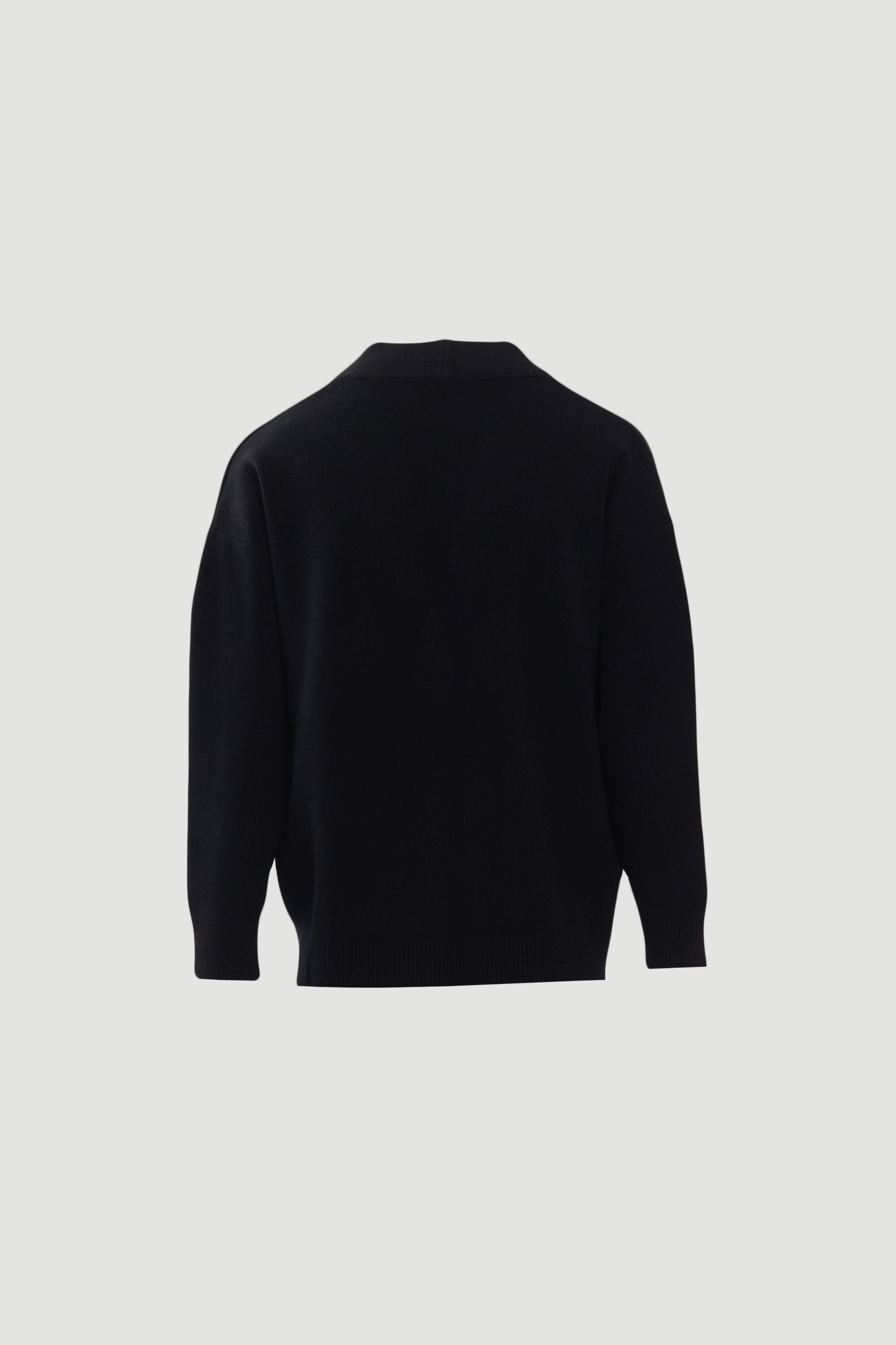 Chaqueta de punto con bolsillos aplicados