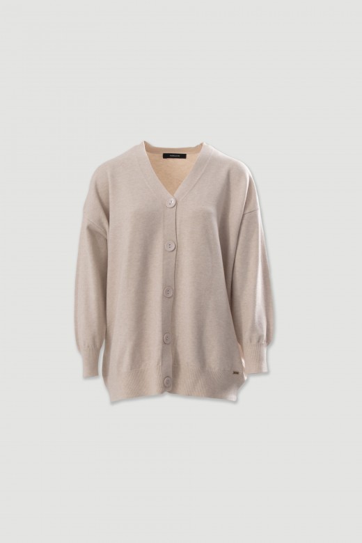 Relaxed-fit knit cardigan Relaxed-fit knit cardigan