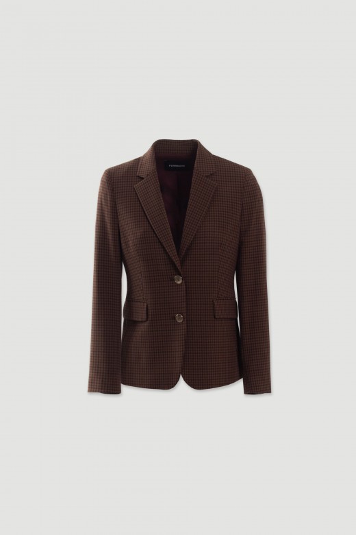 Blazer clássico xadrez HELENA Blazer clássico xadrez HELENA