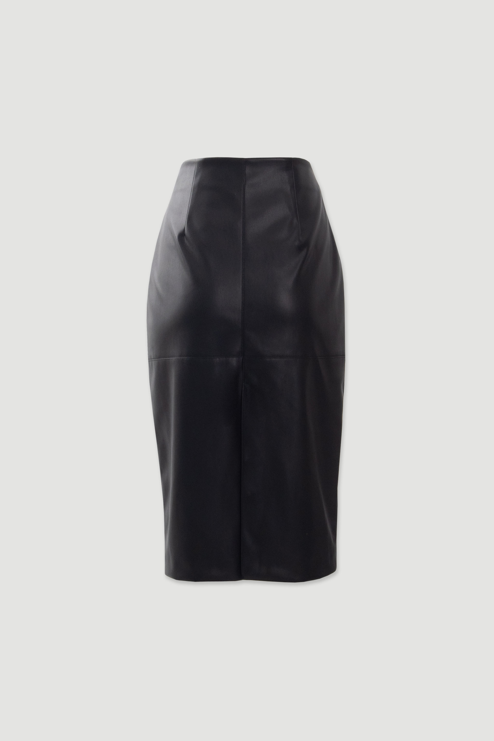 Falda midi lápiz efecto piel