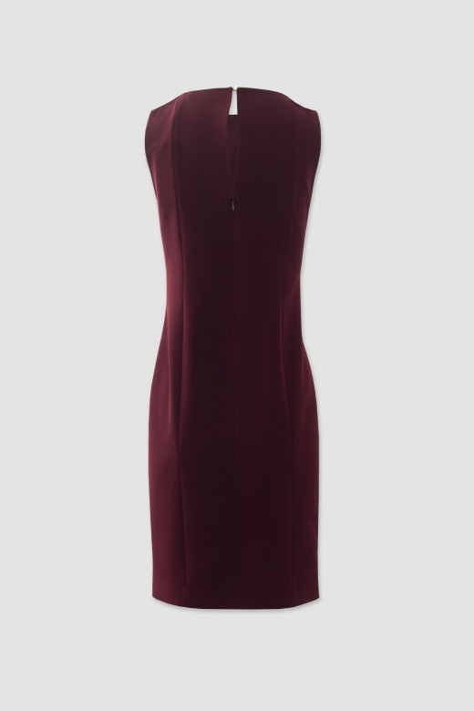 Fitted dress with pleats Fitted dress with pleats
