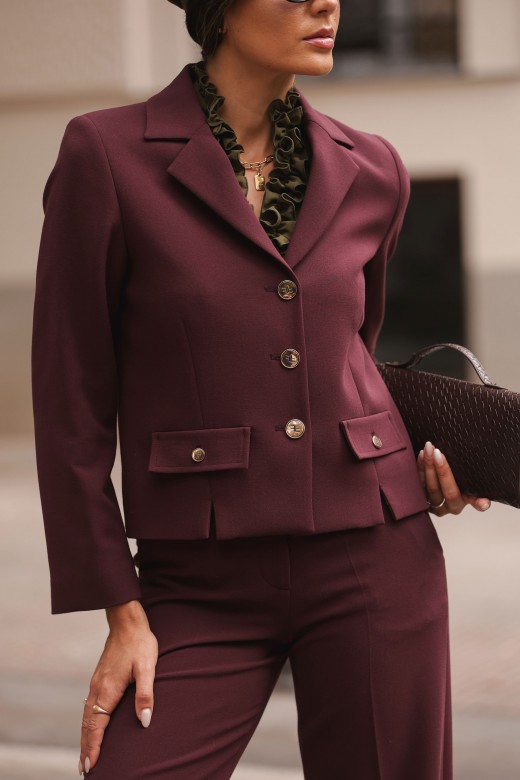 Blazer corto estructurado Blazer corto estructurado