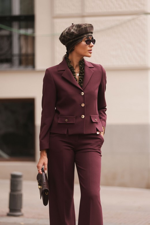 Blazer corto estructurado Blazer corto estructurado
