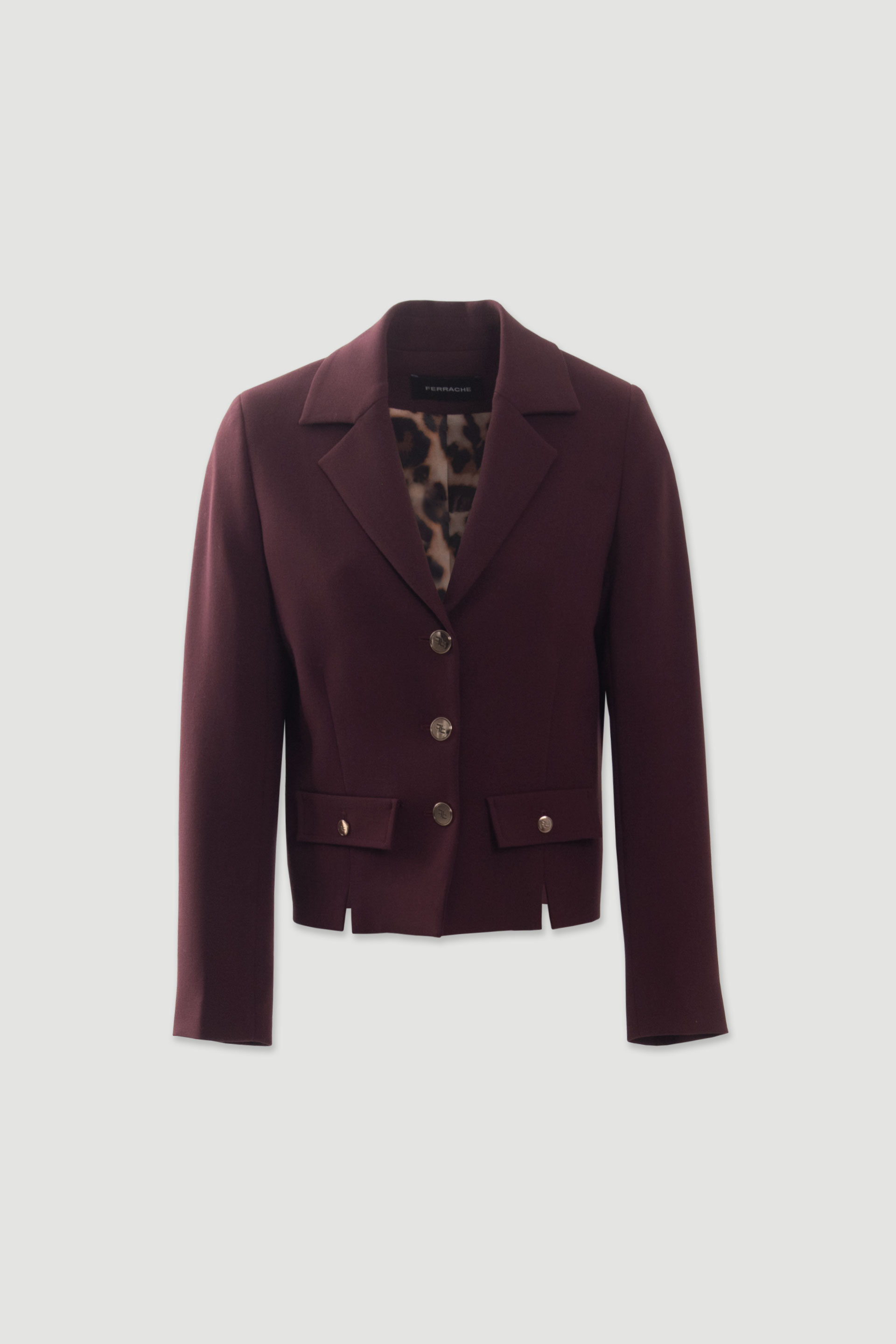 Structured cropped blazer
