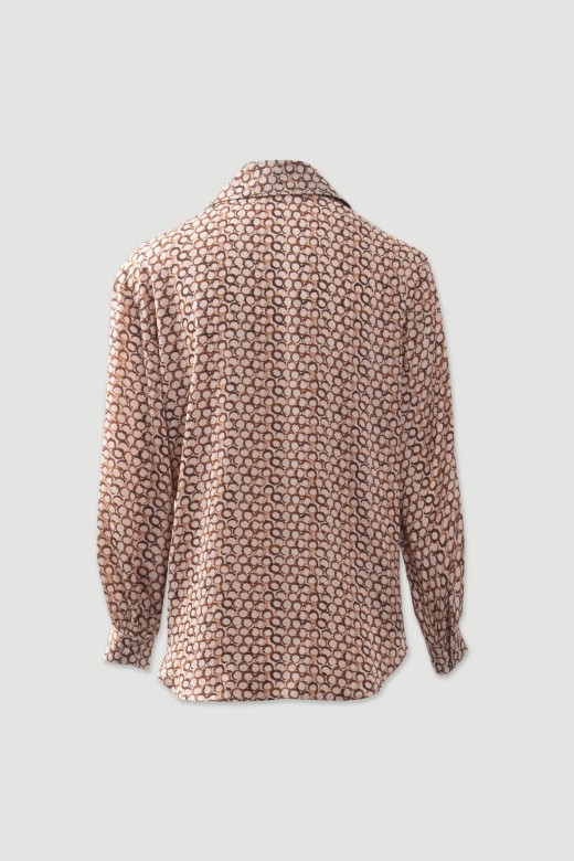 Printed fluid blouse Printed fluid blouse