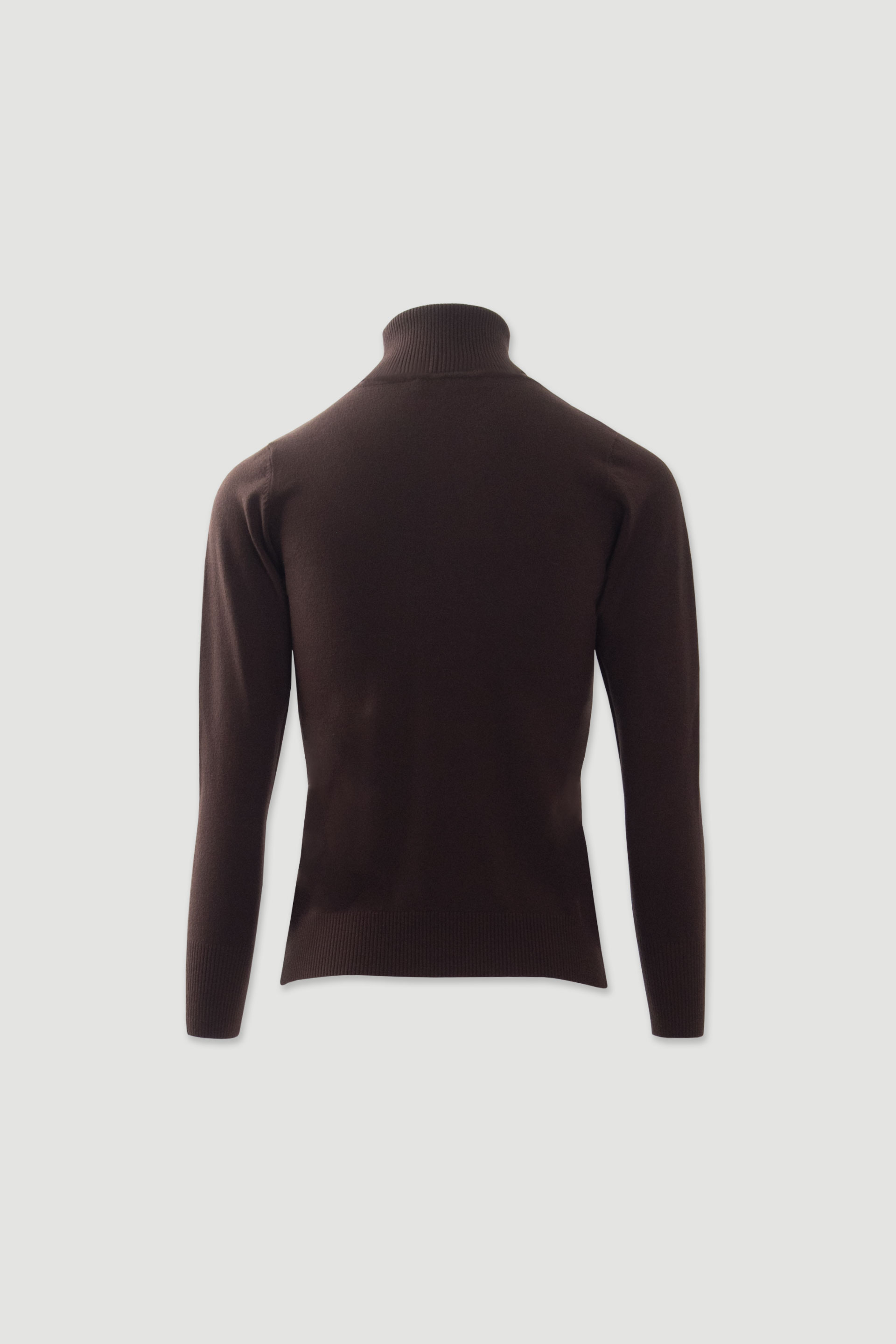 Camisola de malha com gola alta