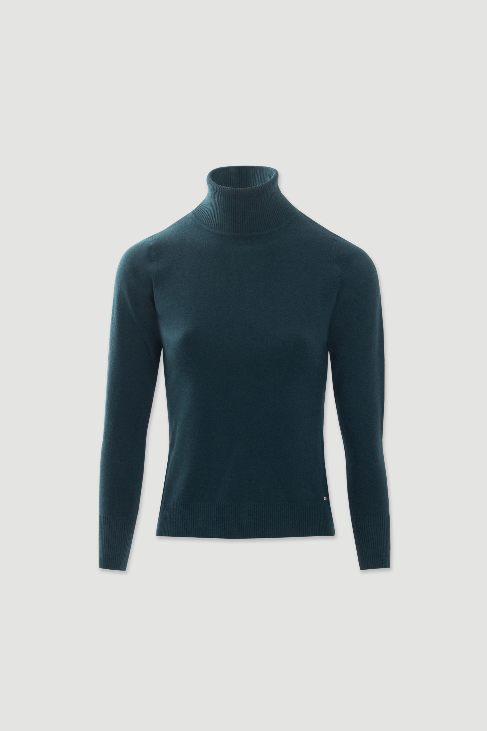 Camisola de malha com gola alta