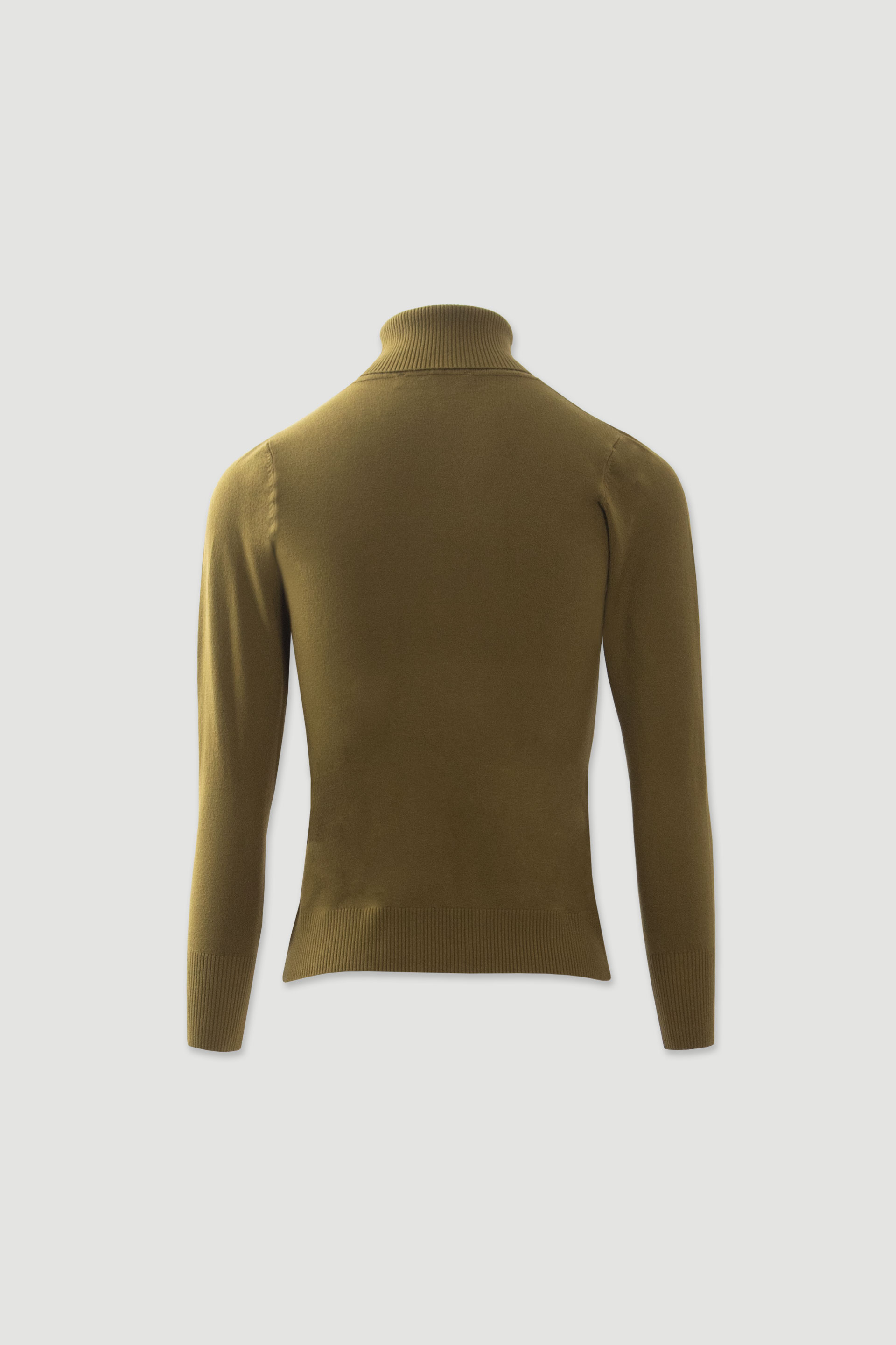 Camisola de malha com gola alta