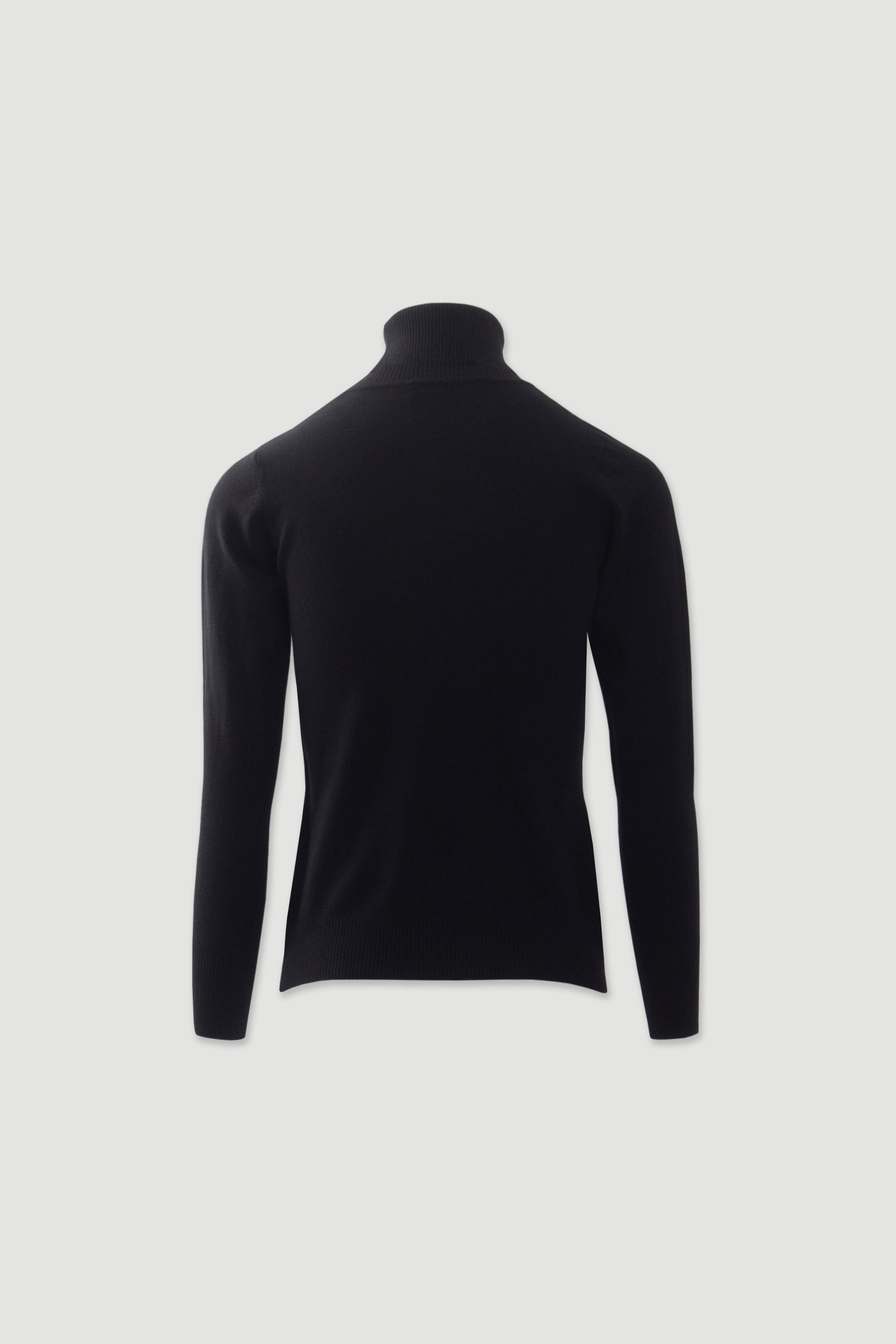 Camisola de malha com gola alta