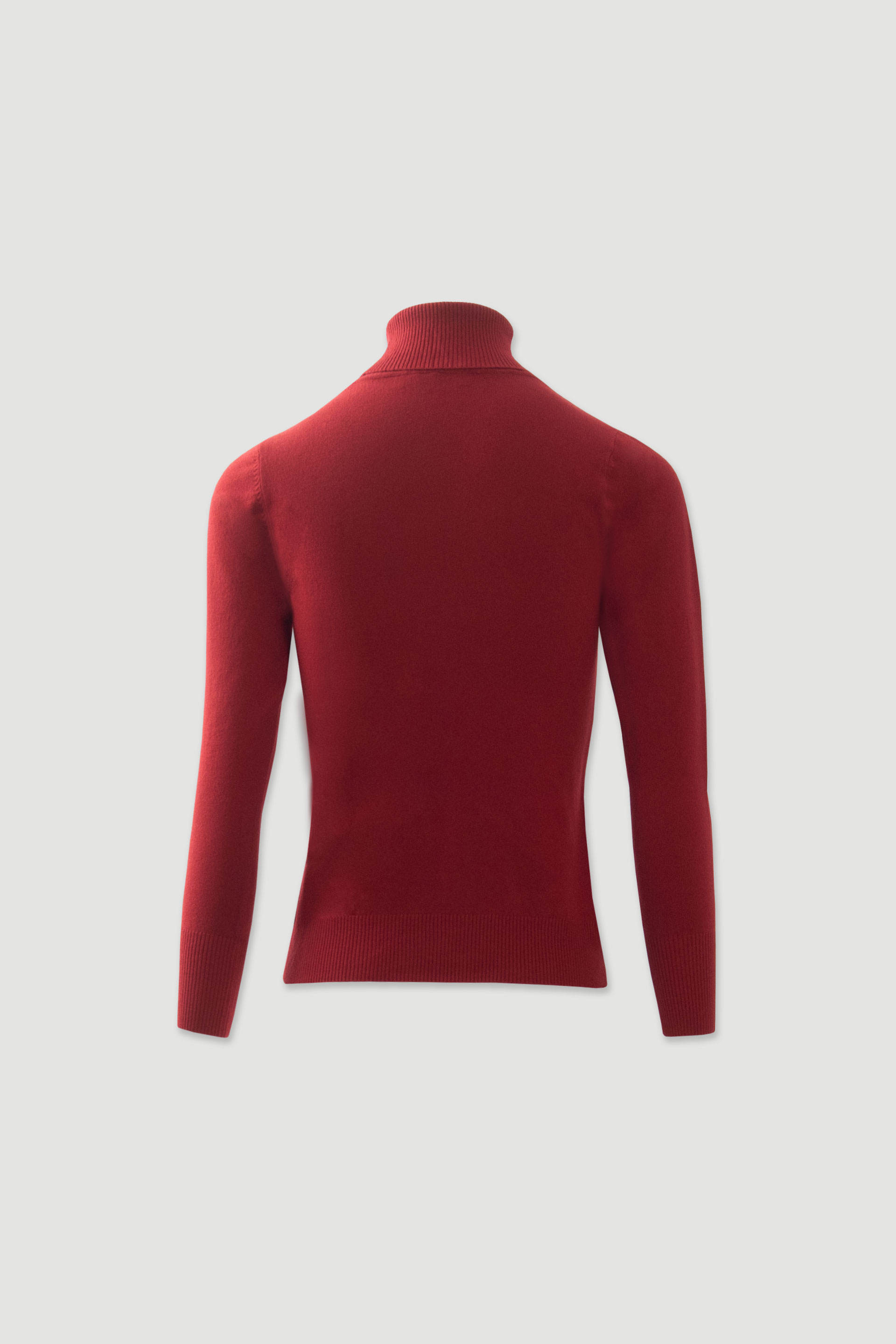 Camisola de malha com gola alta