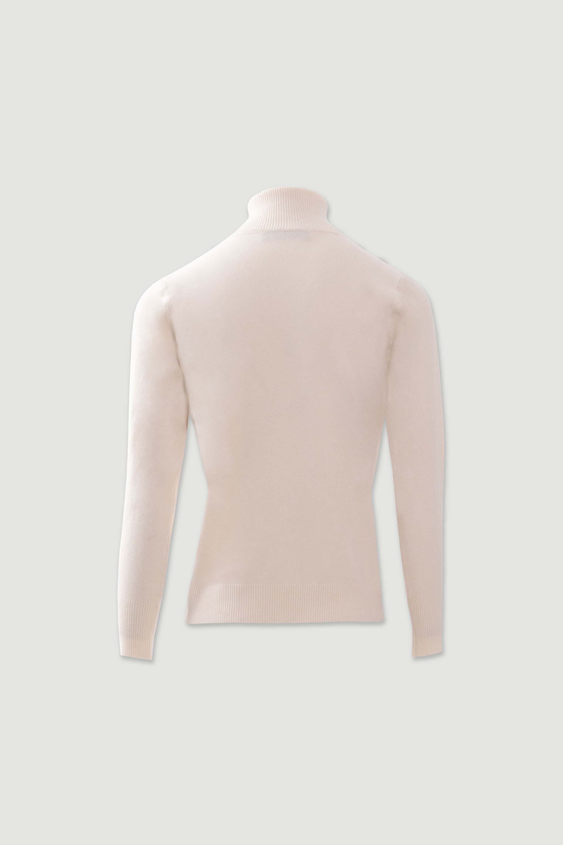 Camisola de malha com gola alta
