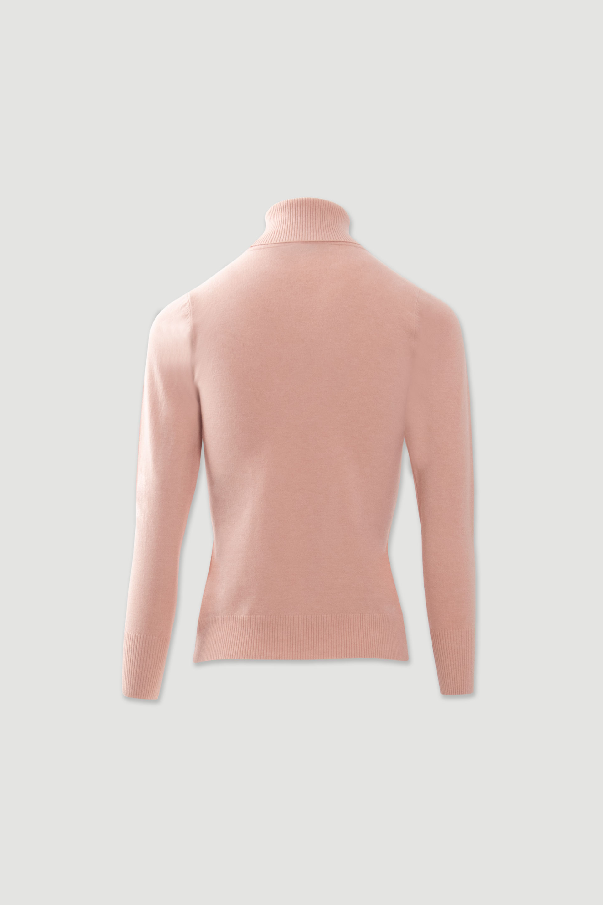 Camisola de malha com gola alta