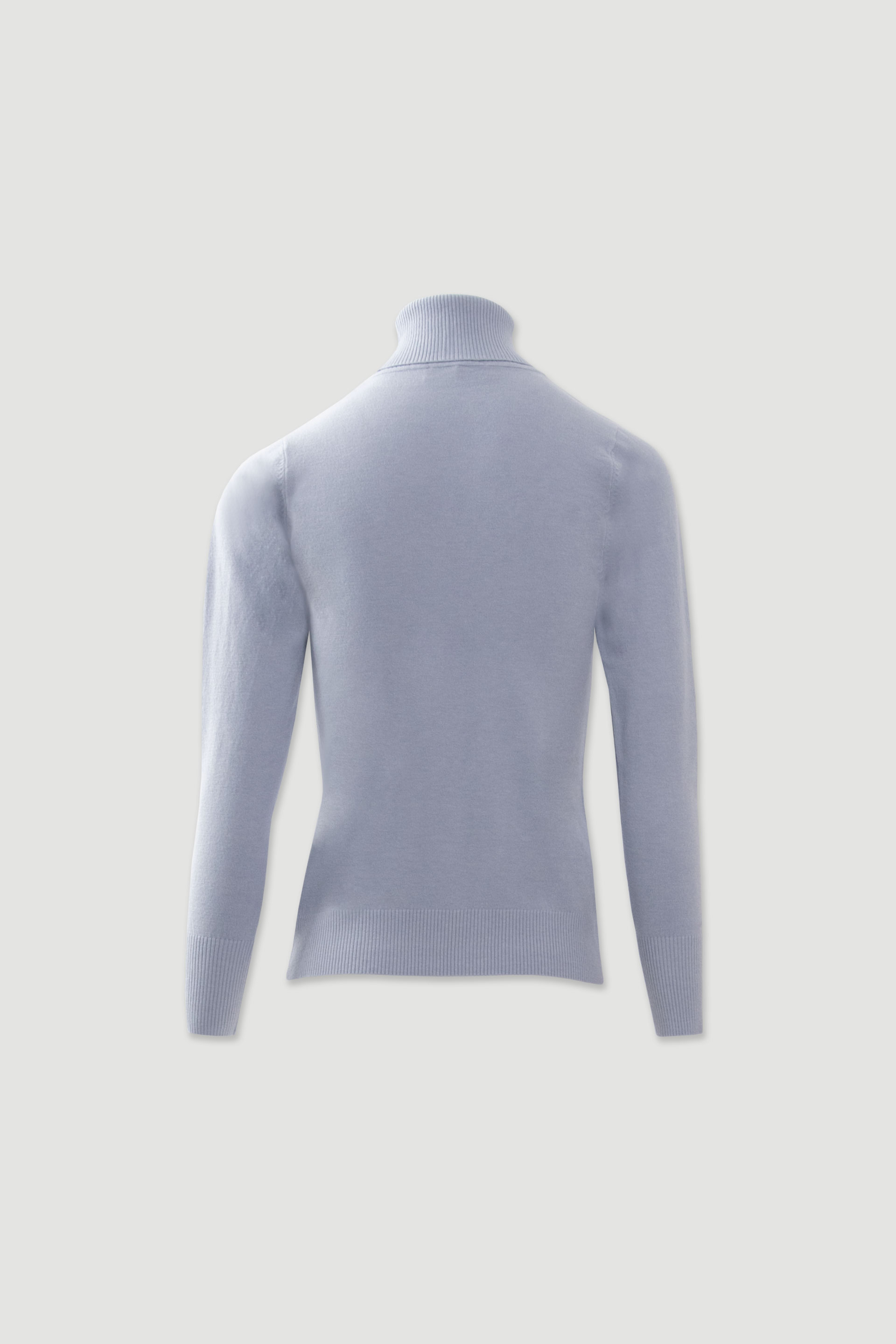 Camisola de malha com gola alta
