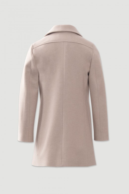 Fitted midi wool-blend coat Fitted midi wool-blend coat