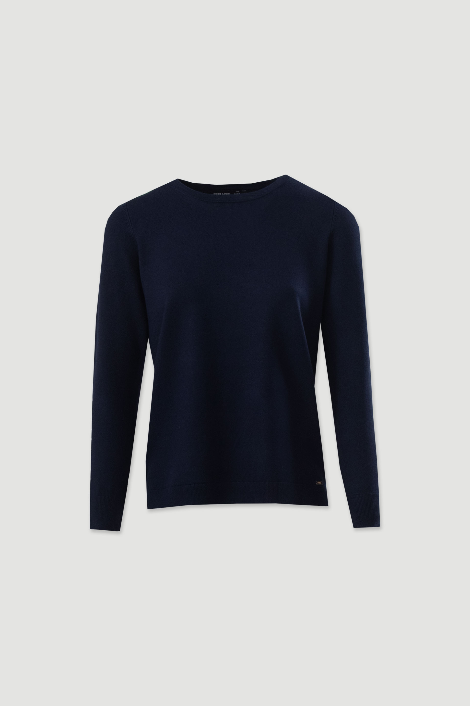 Pull en maille à encolure ronde