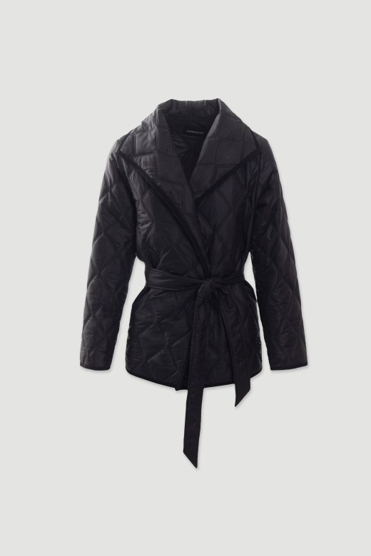 Parka matelassée avec ceinture Parka matelassée avec ceinture