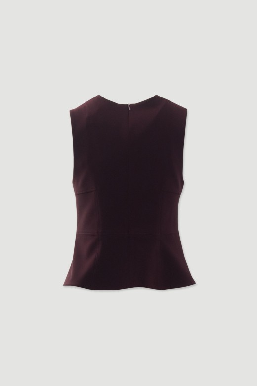 Top cintré effet péplum Top cintré effet péplum