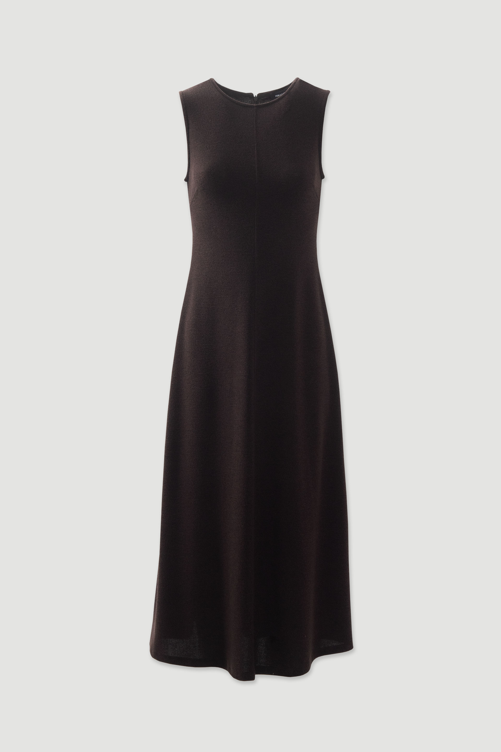 Robe midi cintrée en maille de coton