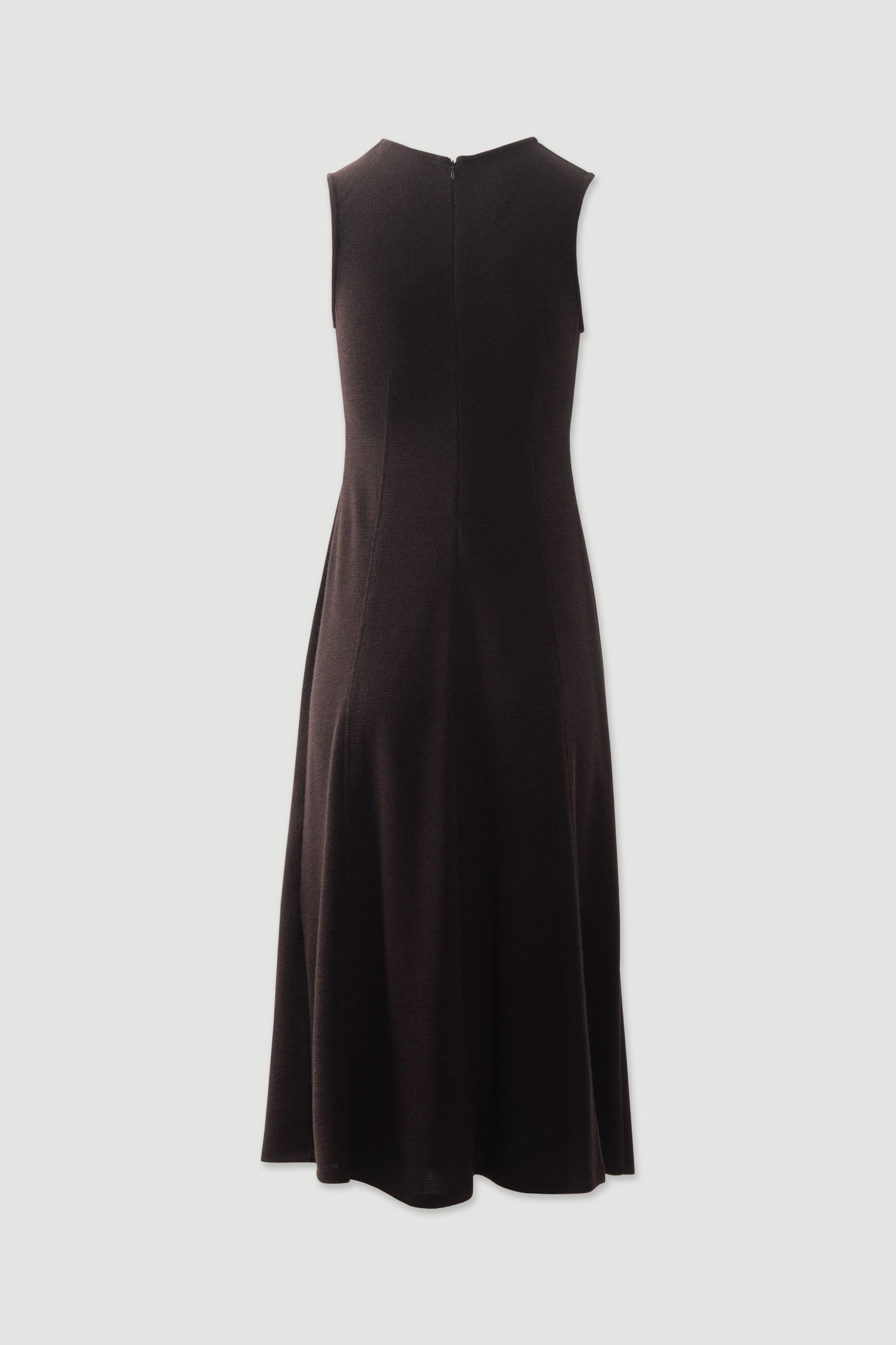 Robe midi cintrée en maille de coton