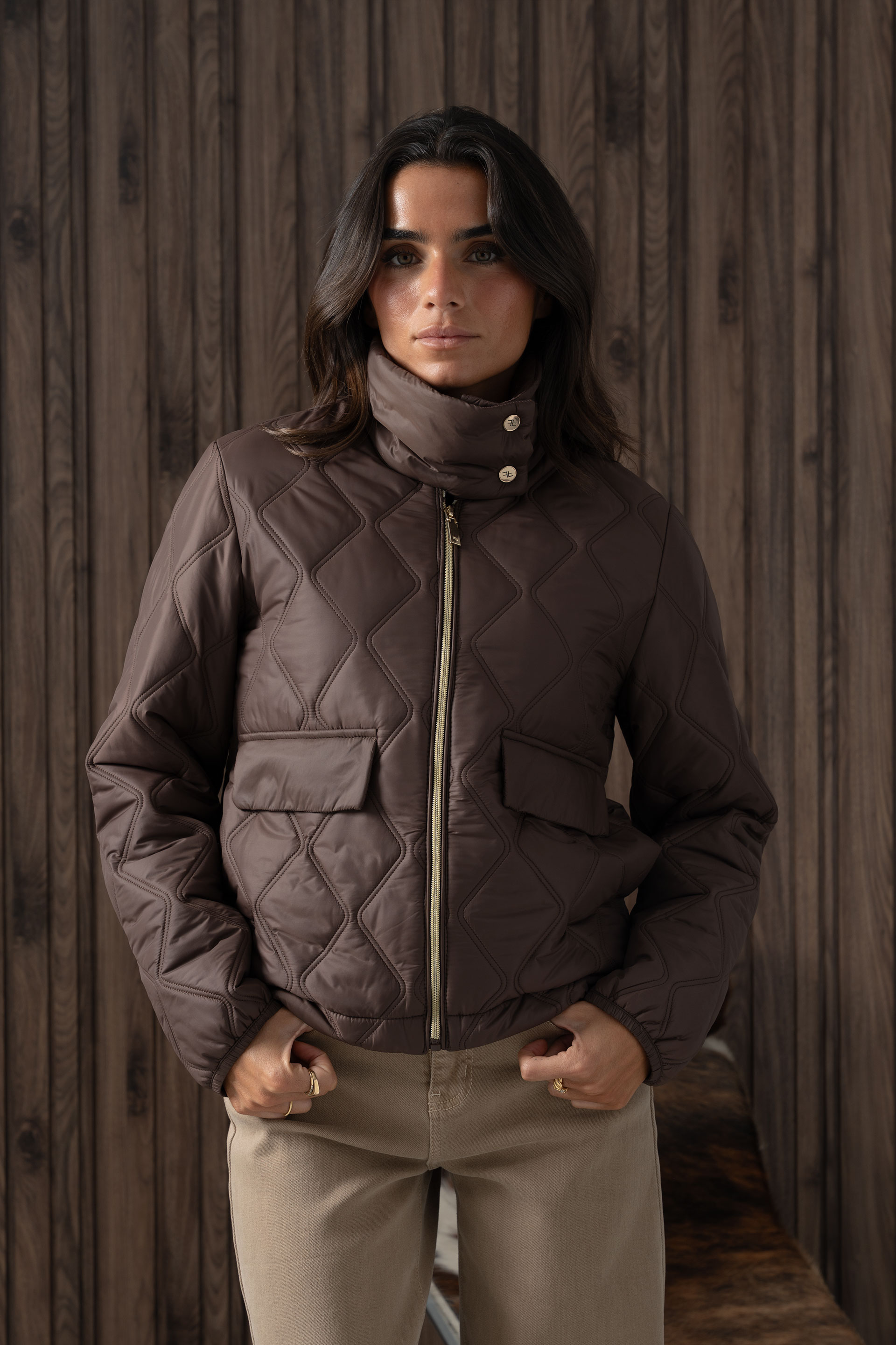 Parka courte matelassée