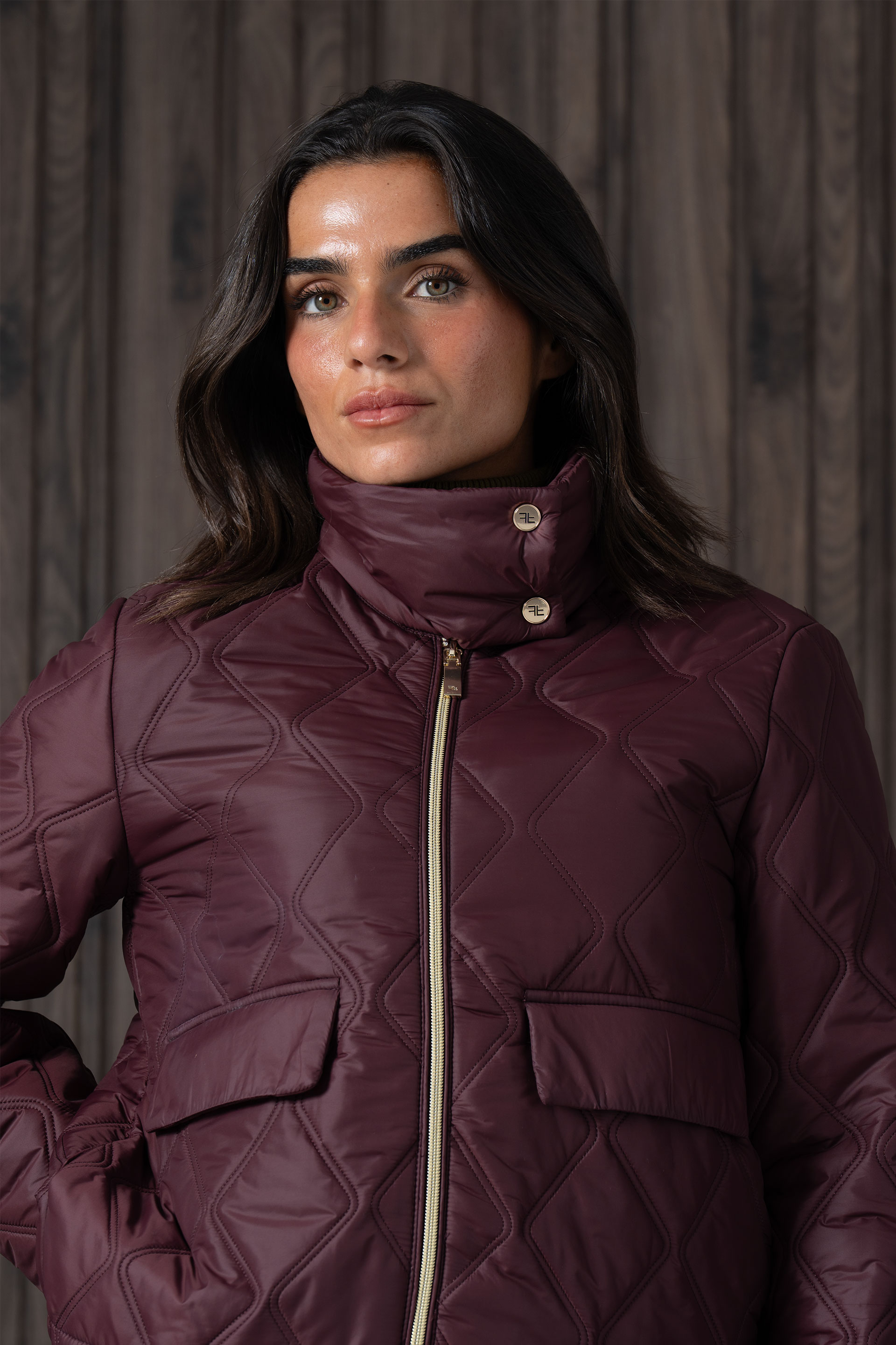 Parka courte matelassée