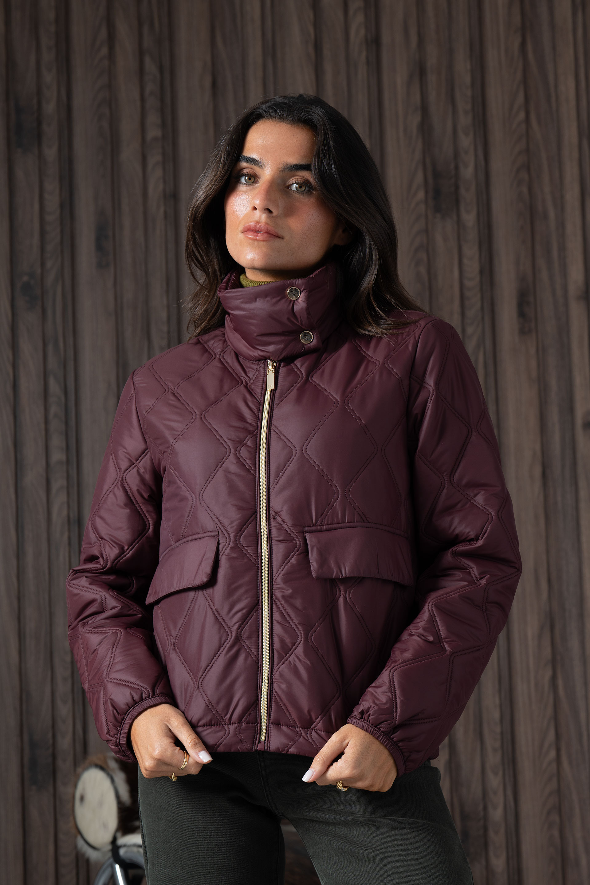 Parka courte matelassée