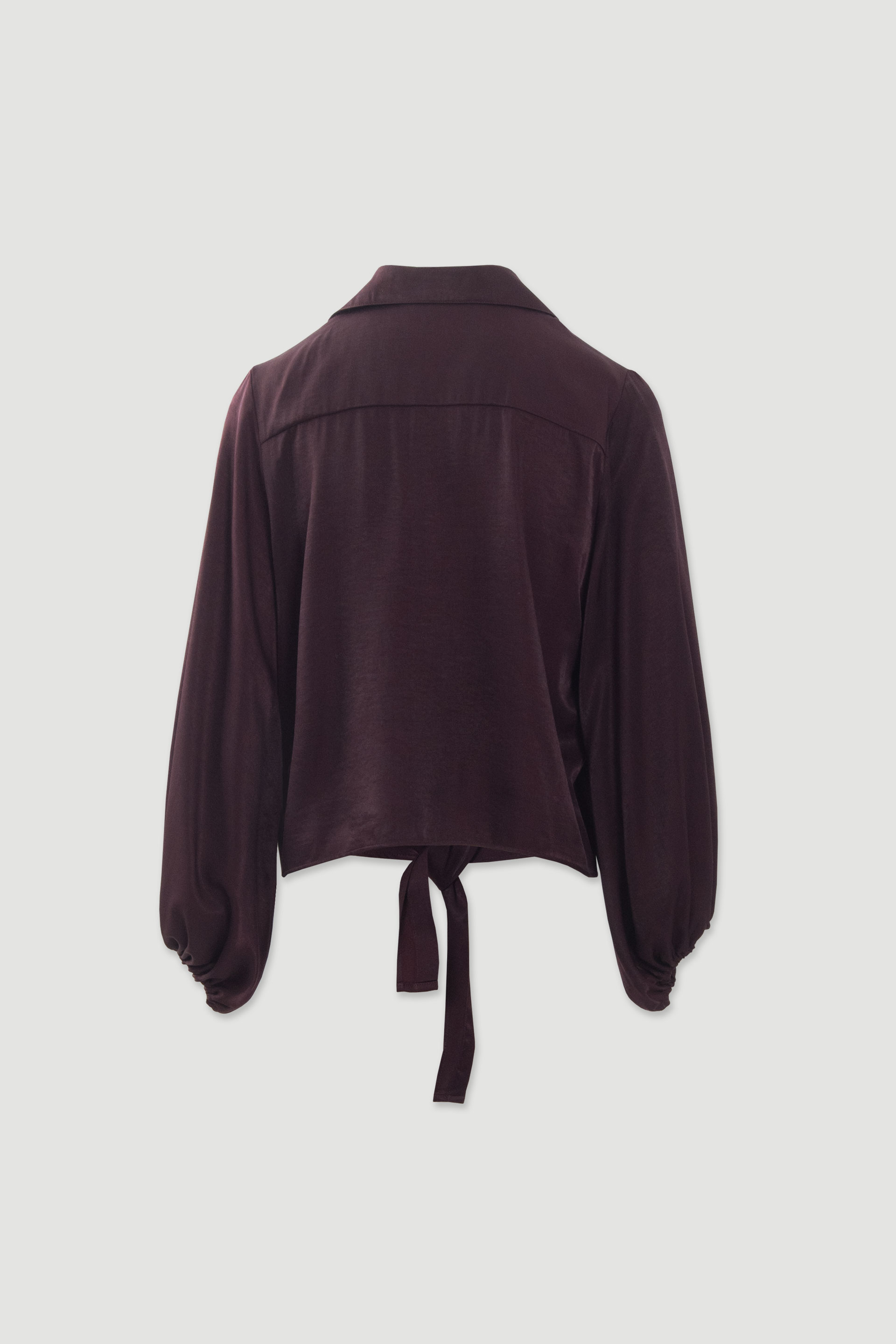 Blouse fluide avec lien à nouer